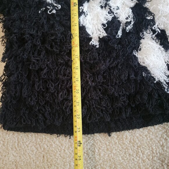 Vintage Sideffects Size M Hand Crocheted Boho/ MOD Sweater Pullover - Picture 7 of 8